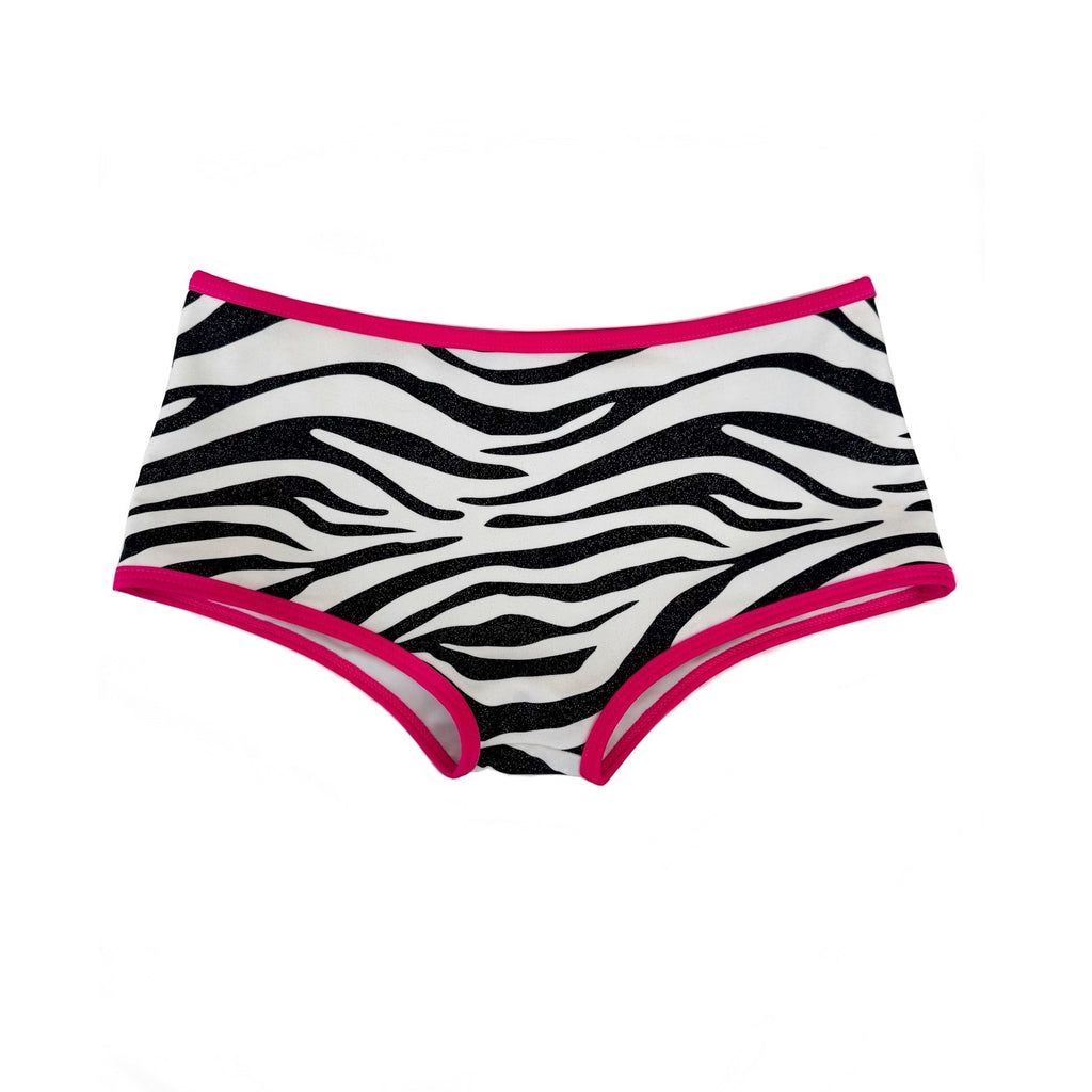 ZEBRA KISS MINI SHORTS