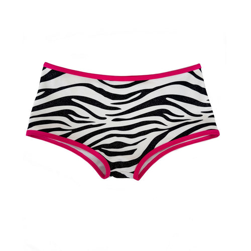 ZEBRA KISS MINI SHORTS