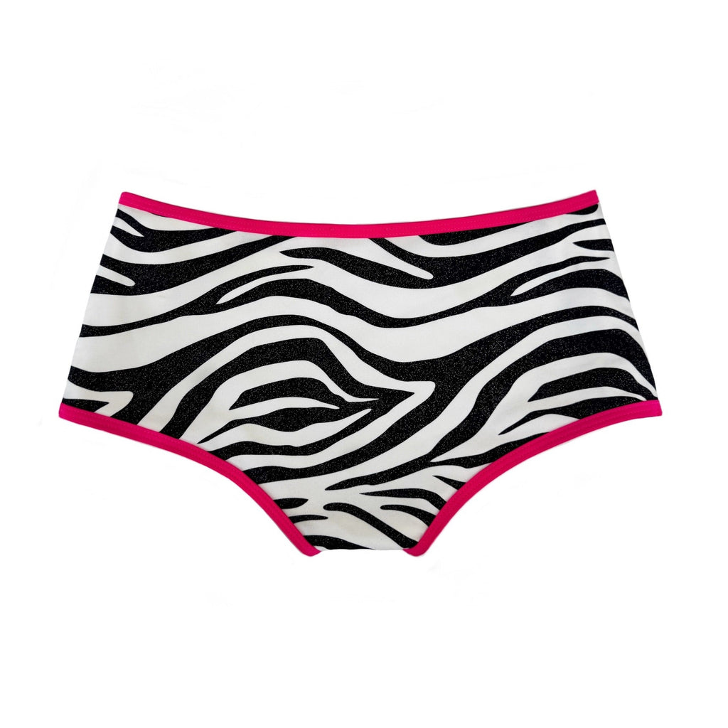 ZEBRA KISS MINI SHORTS